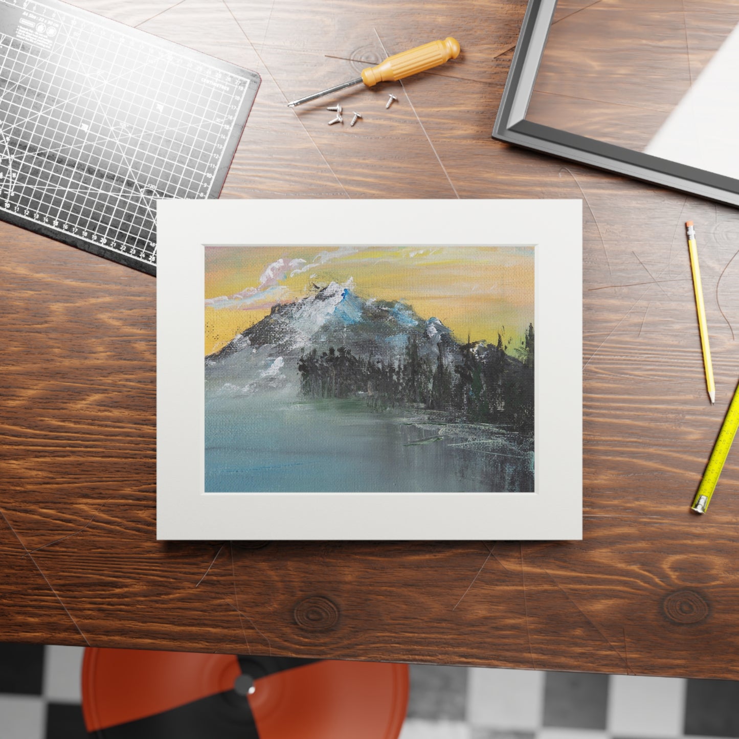 PRINT - "Mountain Lake"