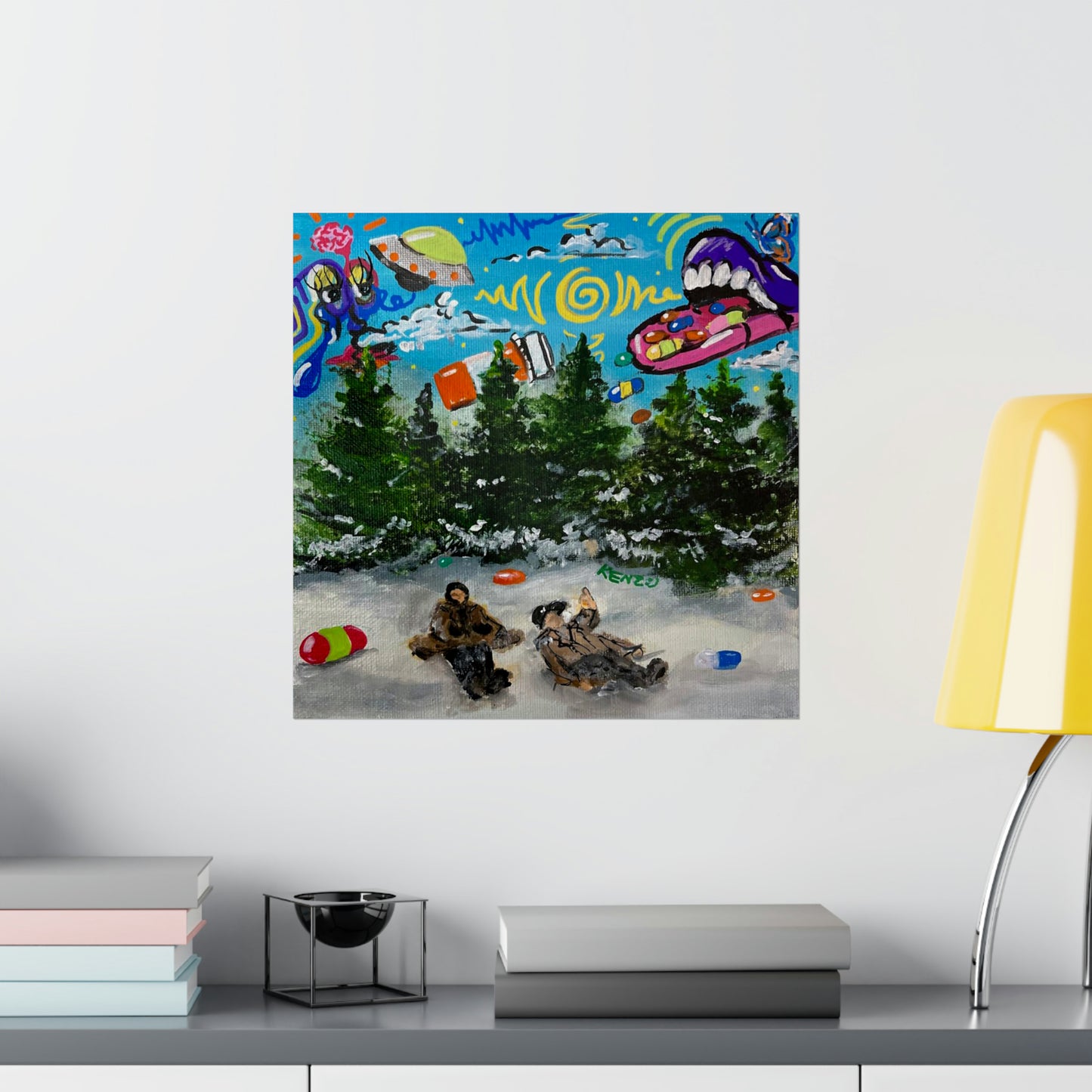 PRINT - "Heavy Jacket"