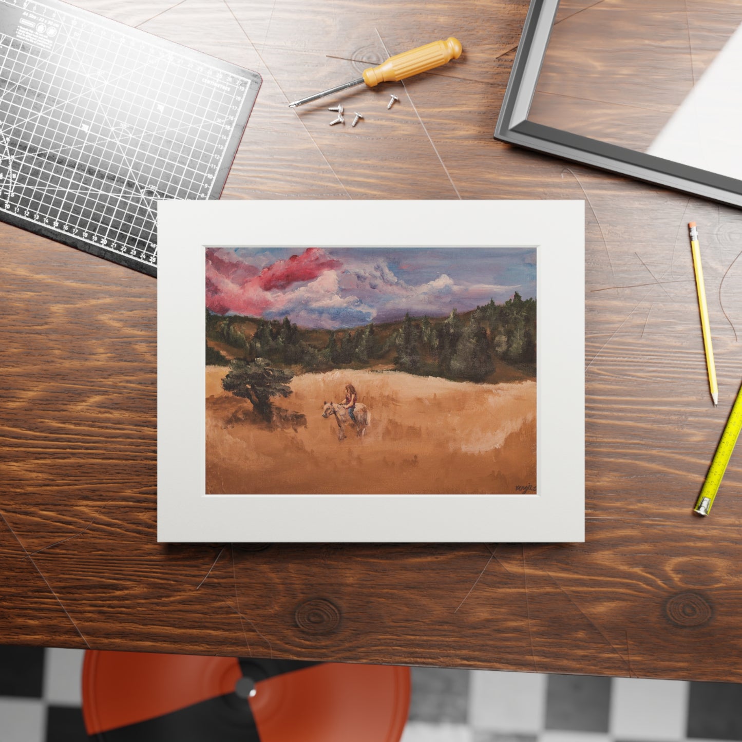 PRINT - "For the horse she lost, but won't forget"