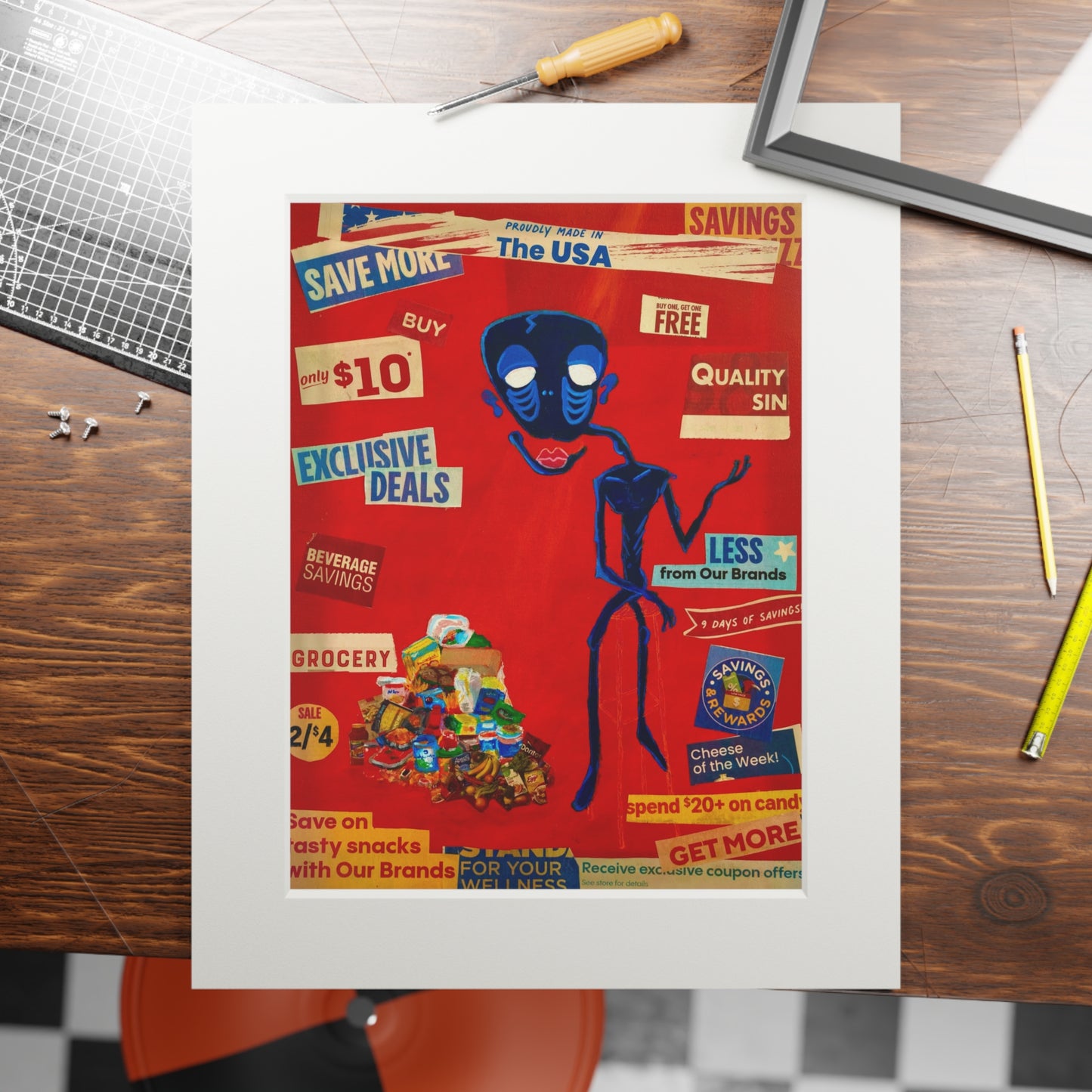 PRINT - My Dear, all our foods been Poisioned”