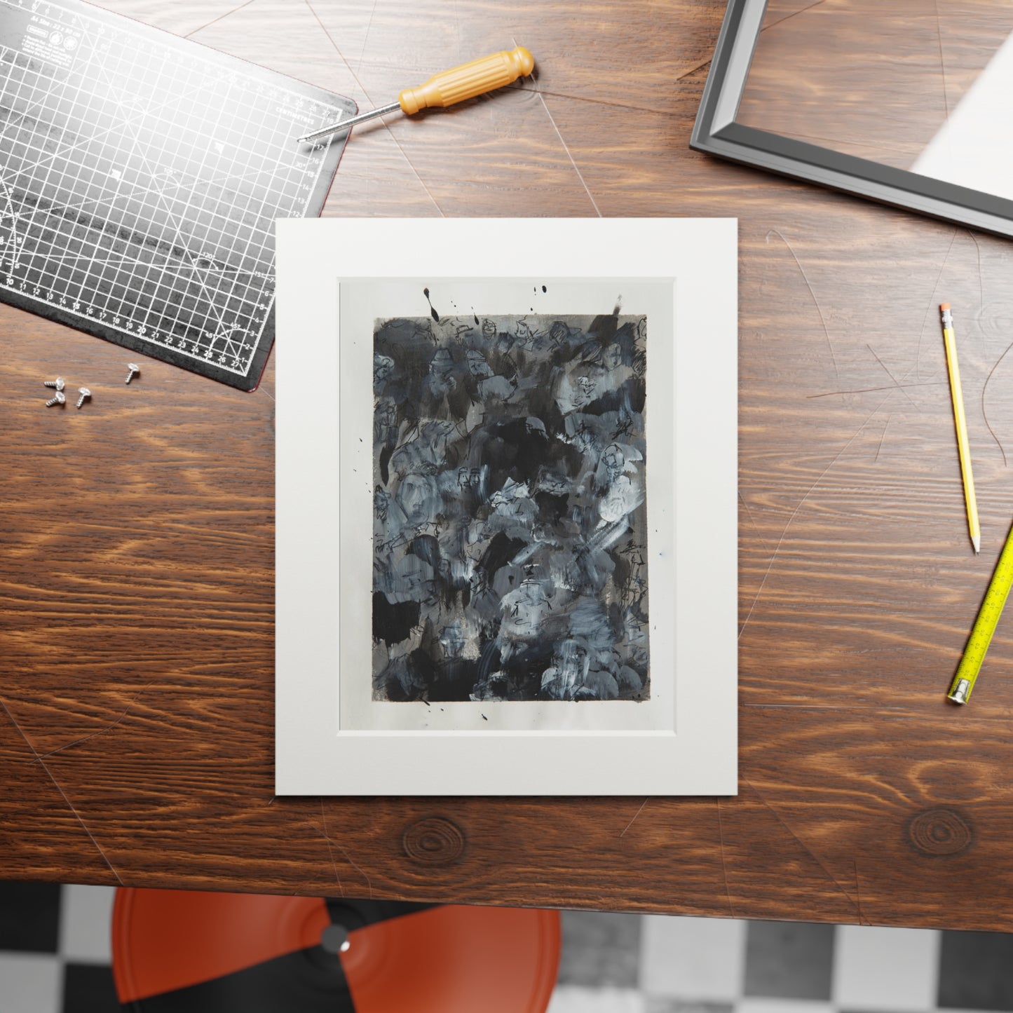 PRINT - "A sea of hurried footsteps"