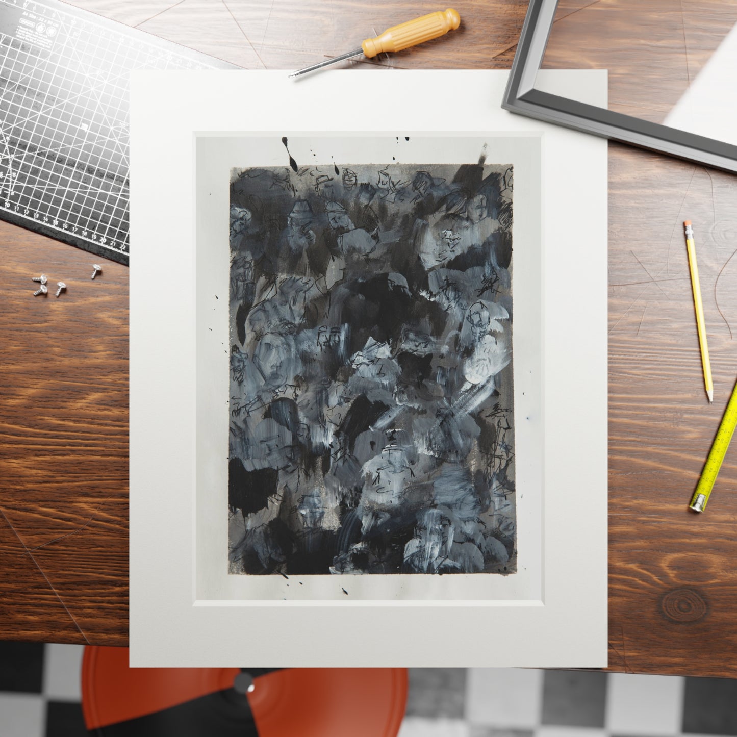 PRINT - "A sea of hurried footsteps"