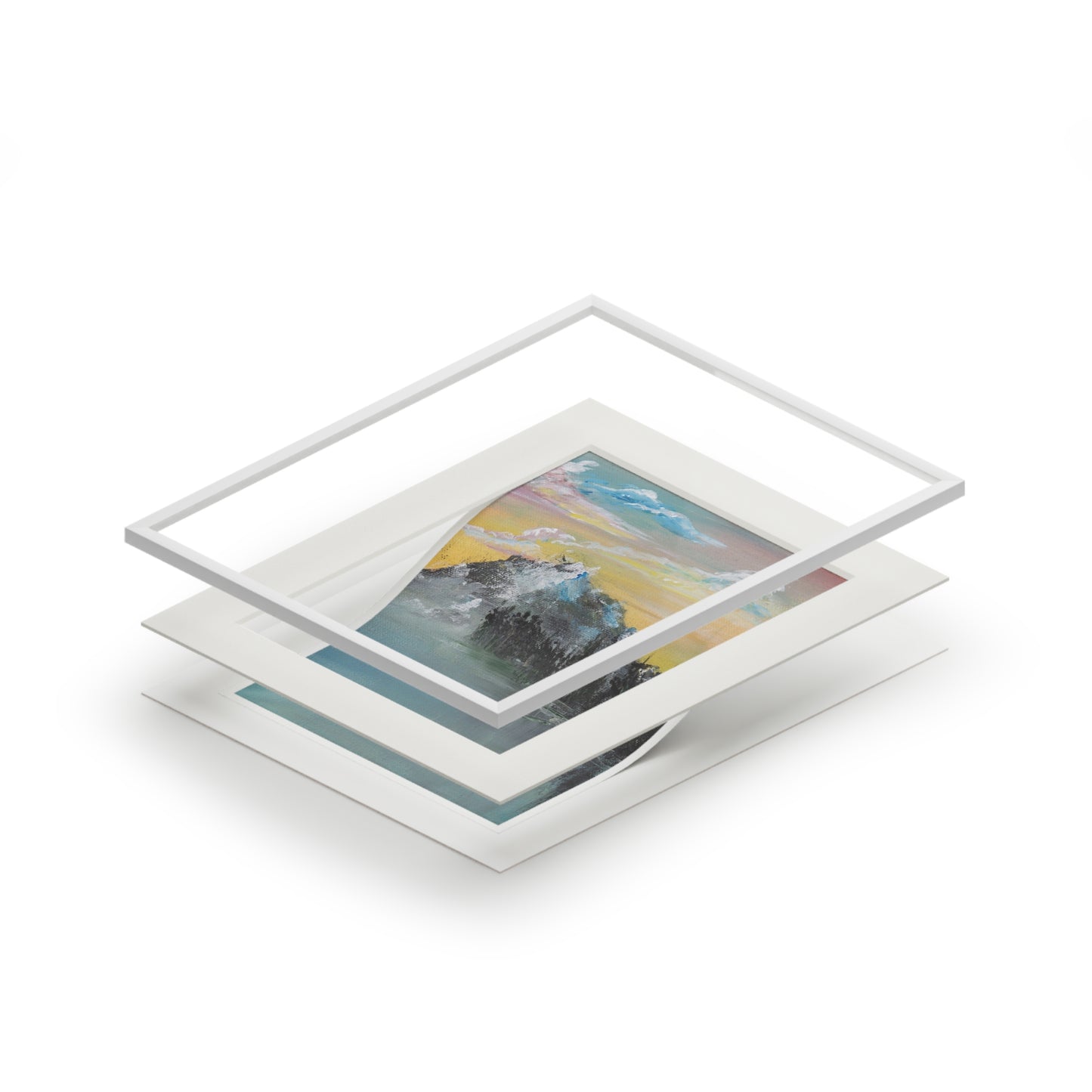 PRINT - "Mountain Lake"