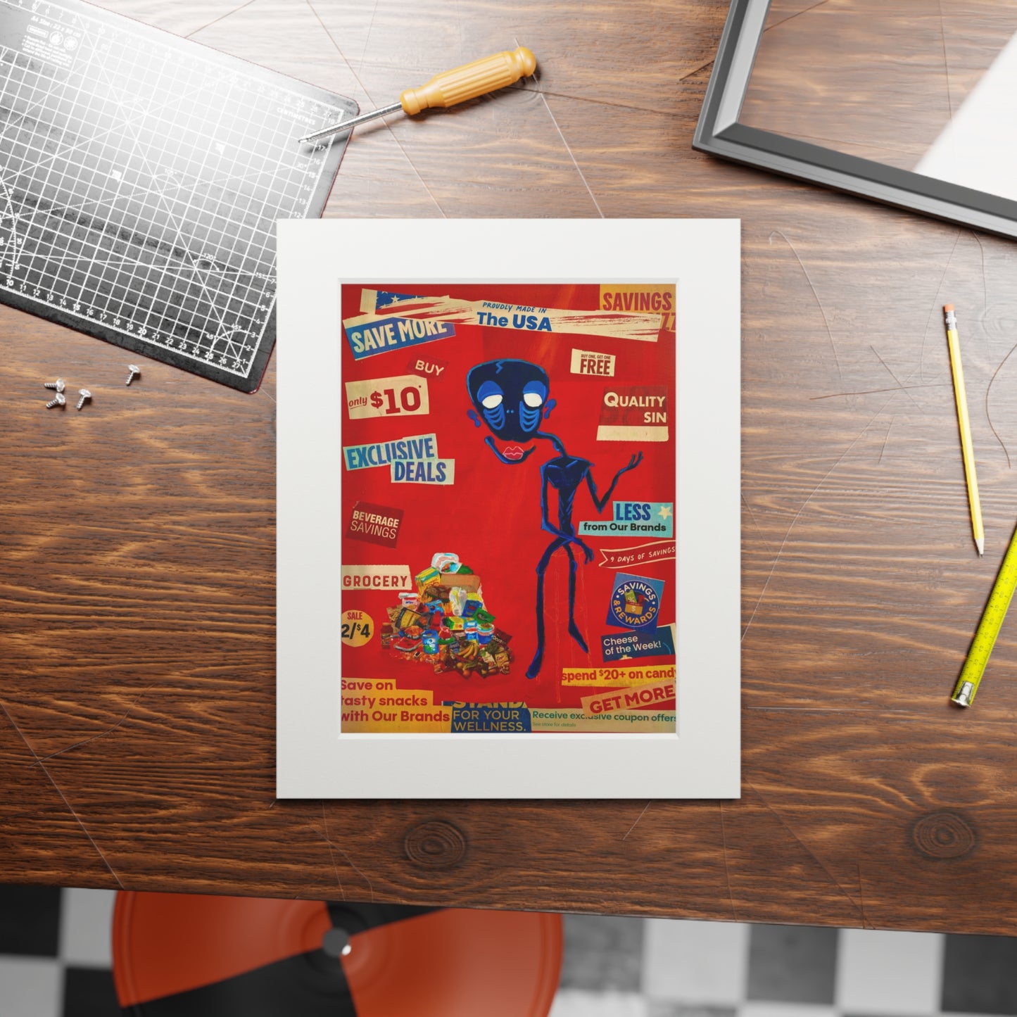 PRINT - My Dear, all our foods been Poisioned”