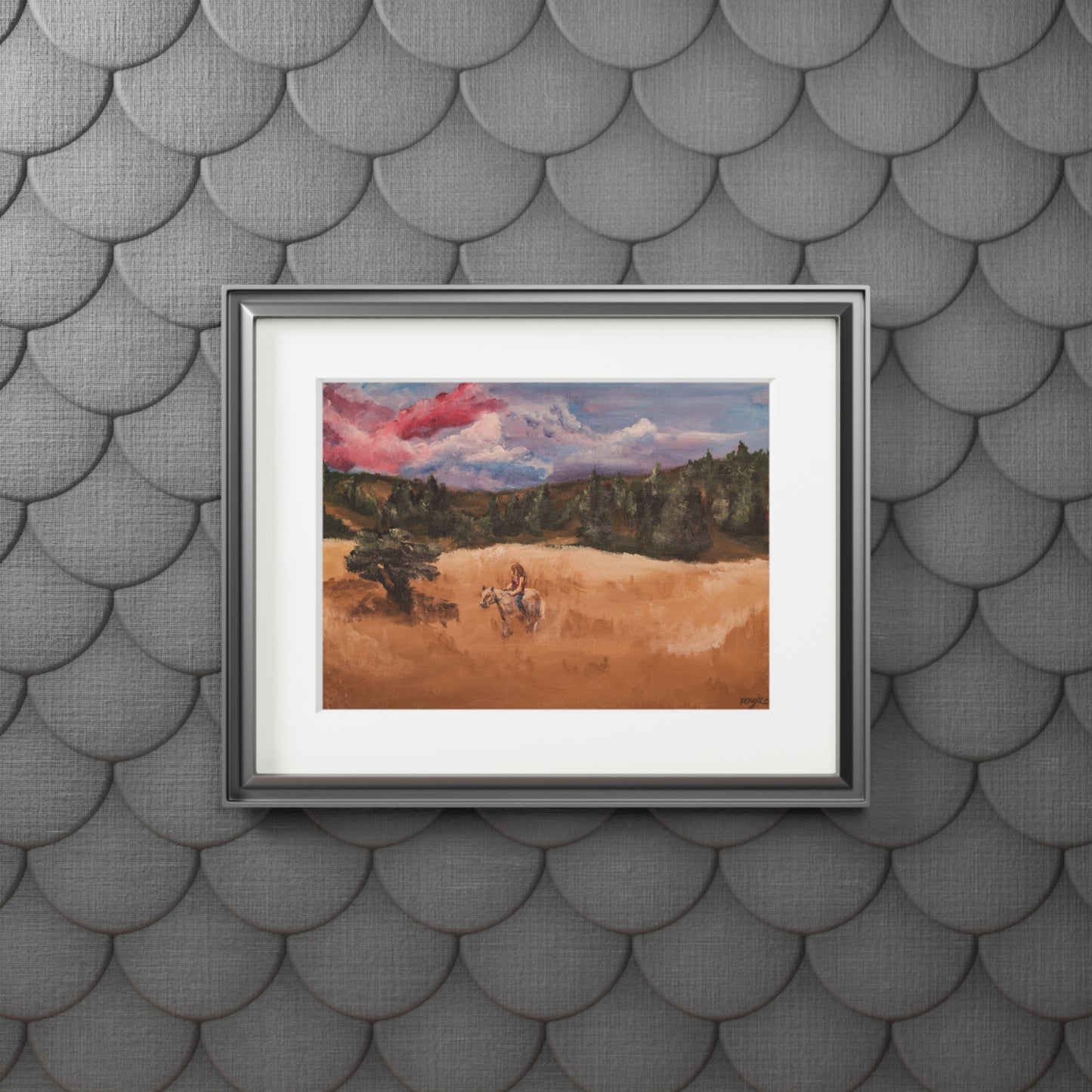 PRINT - "For the horse she lost, but won't forget"