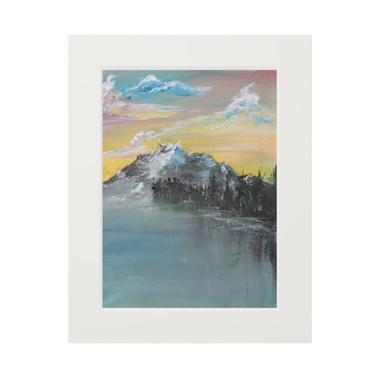 PRINT - "Mountain Lake"