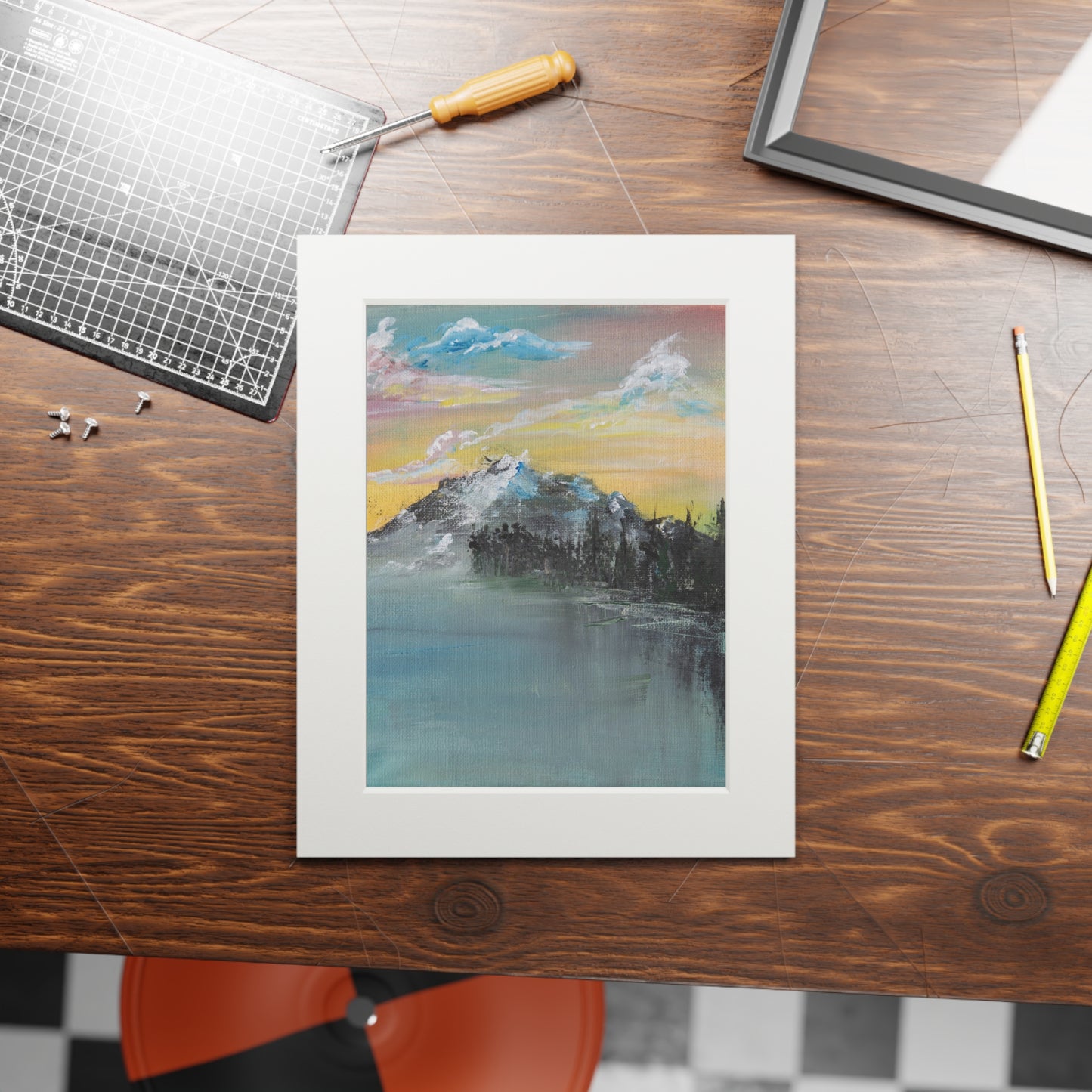 PRINT - "Mountain Lake"