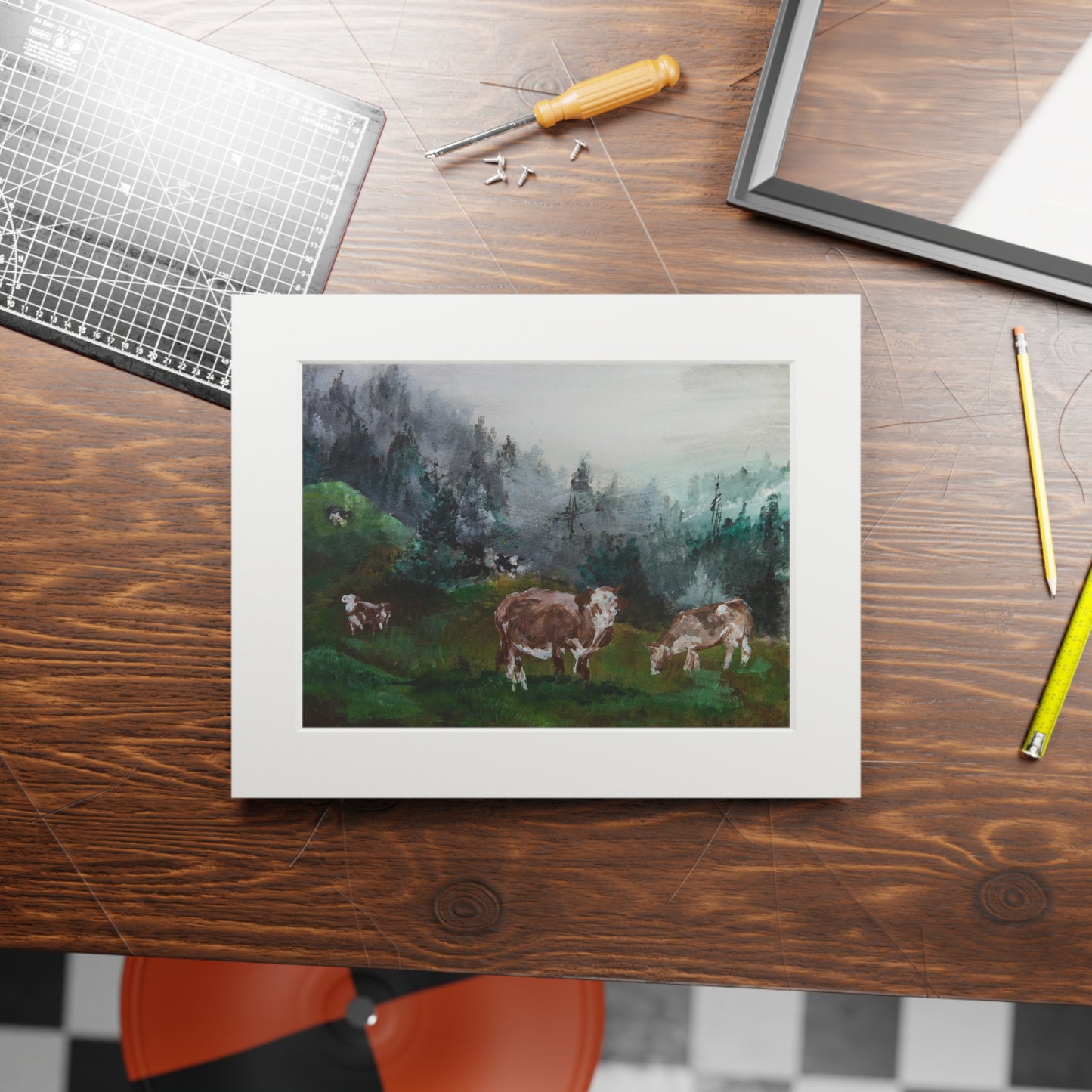 PRINTS - Poland Cows