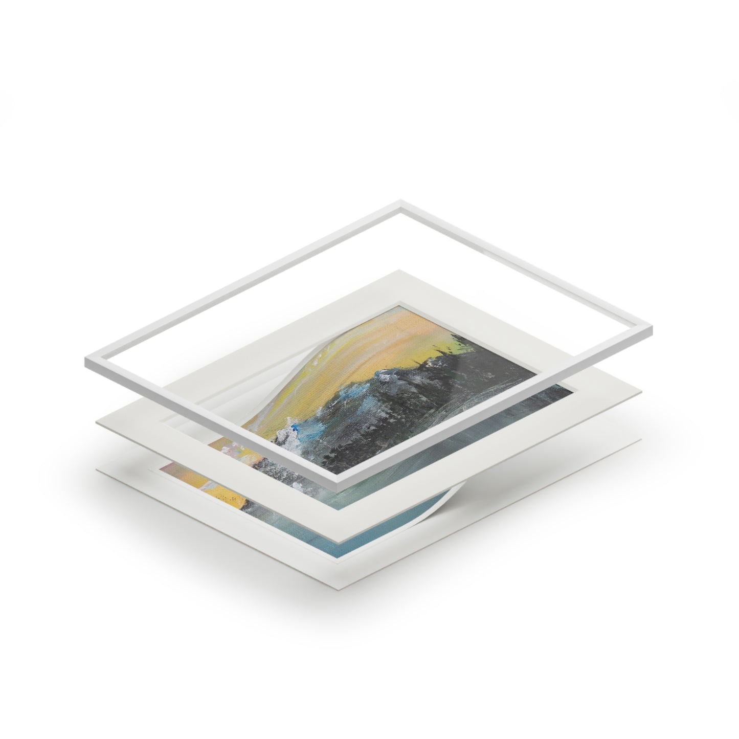 PRINT - "Mountain Lake"