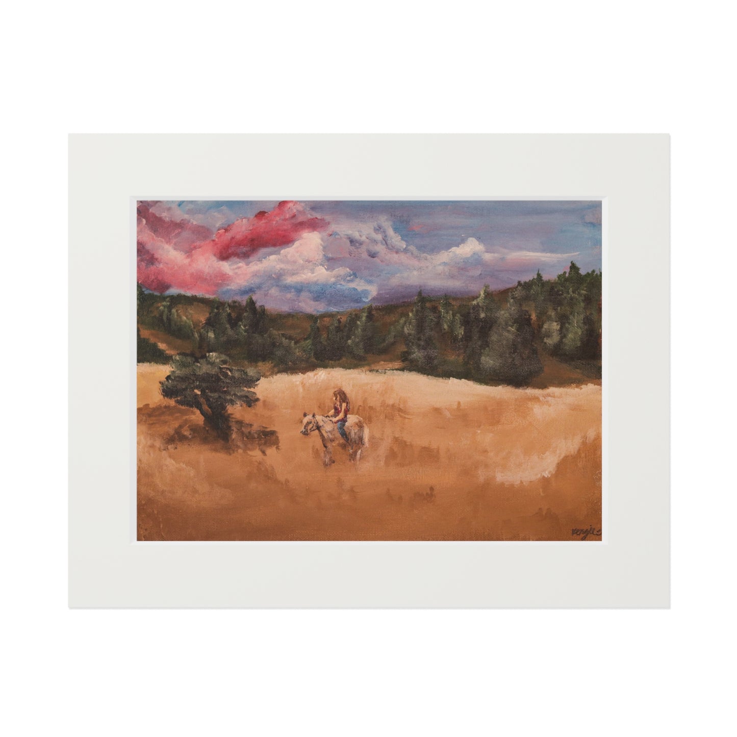 PRINT - "For the horse she lost, but won't forget"